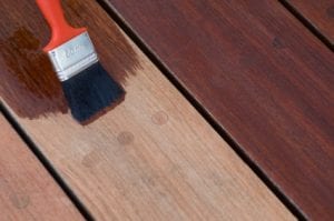 Hardwood Deck Staining