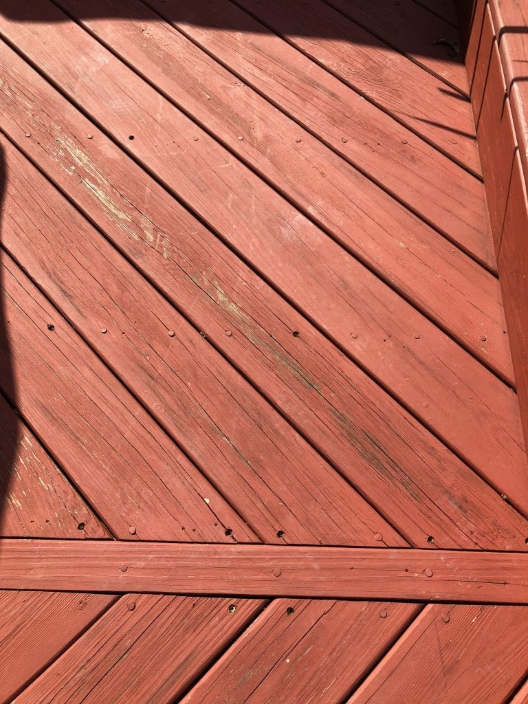 Remove Solid Stain on Deck