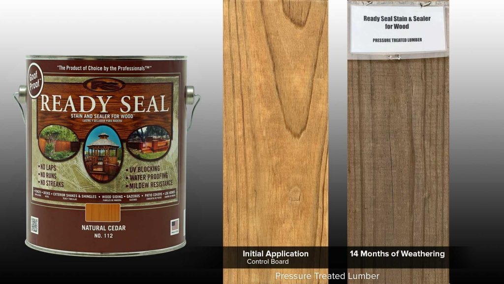 Ready Seal Stain Fail at 14 Months