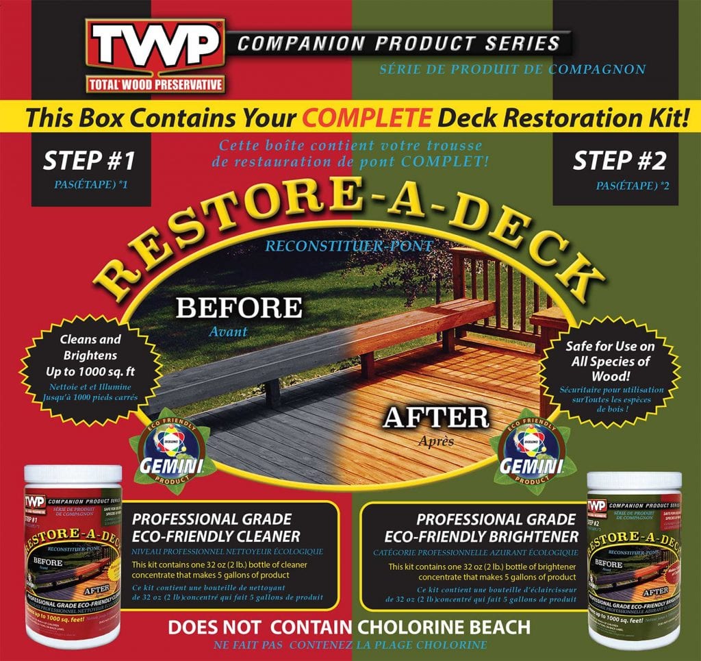 Gemini Restore-A-Deck Kit Review | Best Deck Stain Reviews Ratings