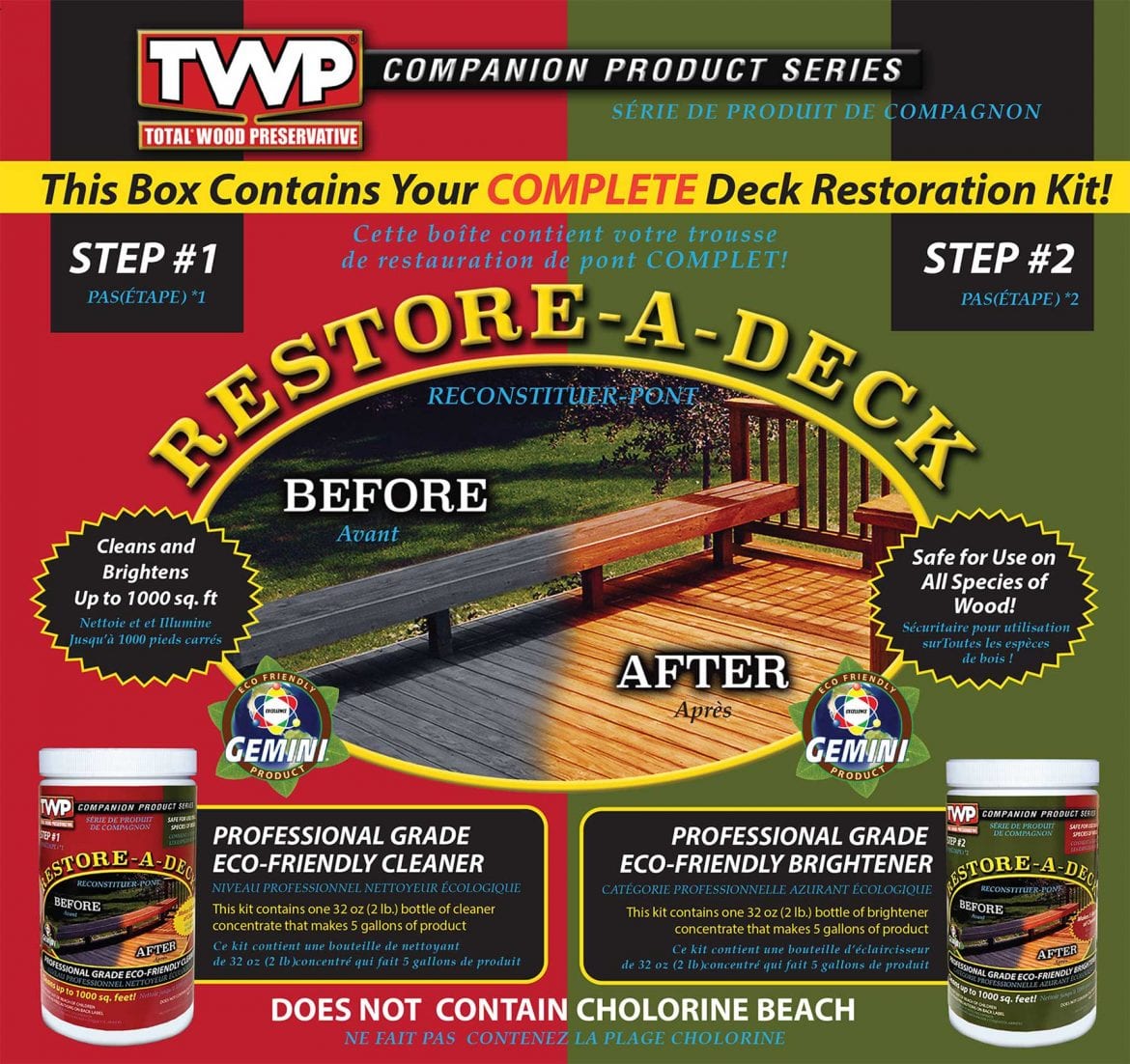 Gemini Restore-A-Deck Kit Review | Best Deck Stain Reviews Ratings
