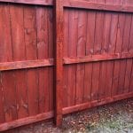 Deck stain too red