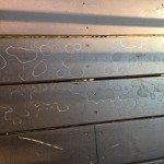 Valspar Stain Spots on Deck